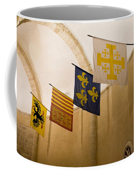 Suckling Pig Coffee Mug featuring the photograph Standards of the Knights of the Templar by Lorraine Devon Wilke