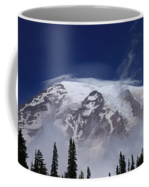 Clouds Coffee Mug featuring the photograph Standing Tall by E Faithe Lester