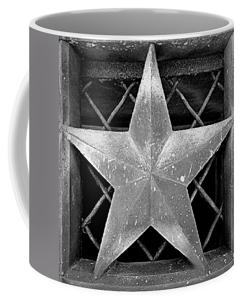 Skompski Coffee Mug featuring the photograph Star - Black and White by Joseph Skompski