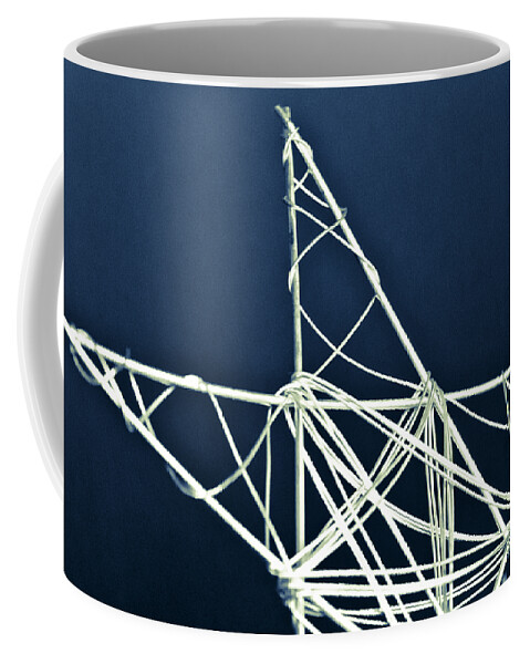 Blue And White Coffee Mug featuring the photograph Star Light Star Bright by Christi Kraft