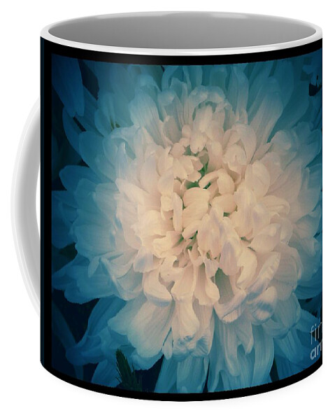 Chrysanthemums Coffee Mug featuring the photograph Starry Flower by Joan-Violet Stretch
