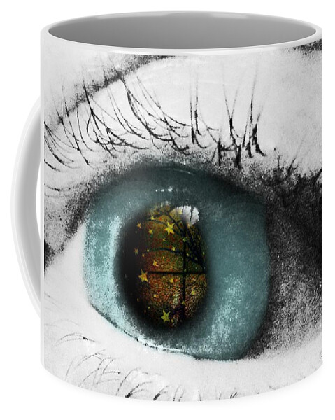 Eye Coffee Mug featuring the photograph Stars In My Eyes by Shannon Story