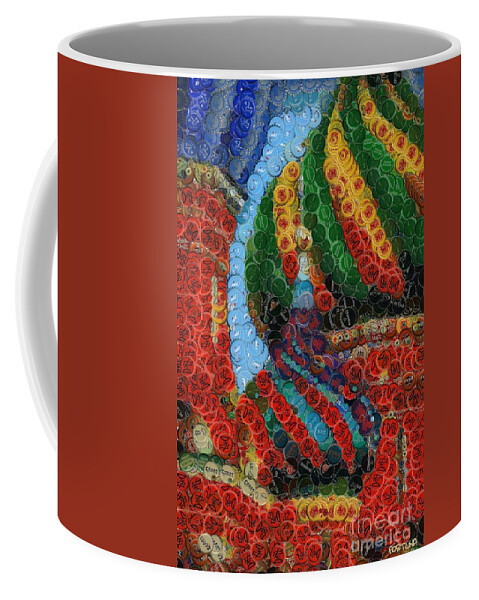 St.basil Cathedral Coffee Mug featuring the painting St.Basil Chatedral by Dragica Micki Fortuna