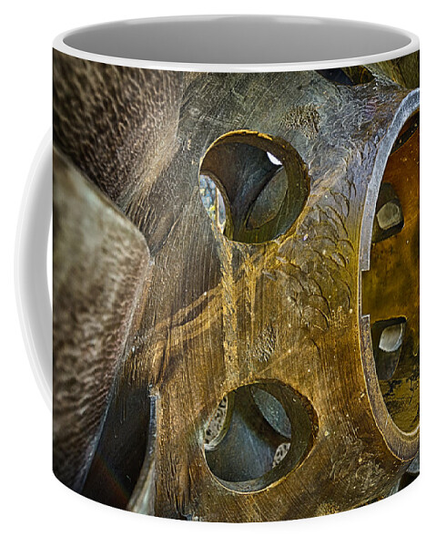 Steampunk Coffee Mug featuring the photograph Steampunk turbine by Scott Campbell