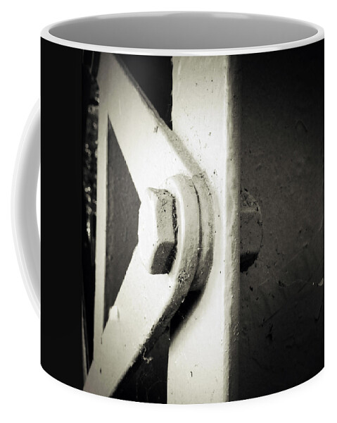 Steel Coffee Mug featuring the photograph Steel girder by Les Cunliffe