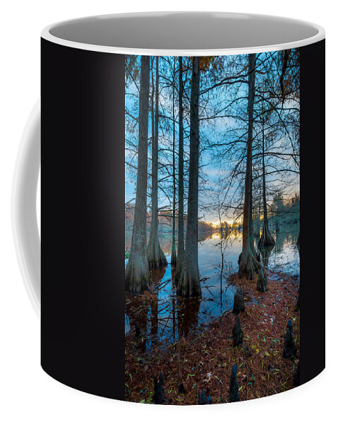 Steinhagen Reservoir Coffee Mug featuring the photograph Steinhagen Reservoir Vertical by David Morefield