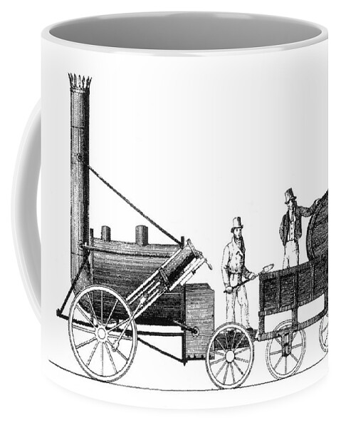Science Coffee Mug featuring the photograph Stephensons Rocket 1829 by Science Source