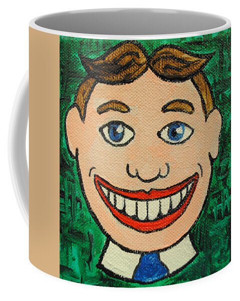 Asbury Park Coffee Mug featuring the painting Still Smiling by Patricia Arroyo