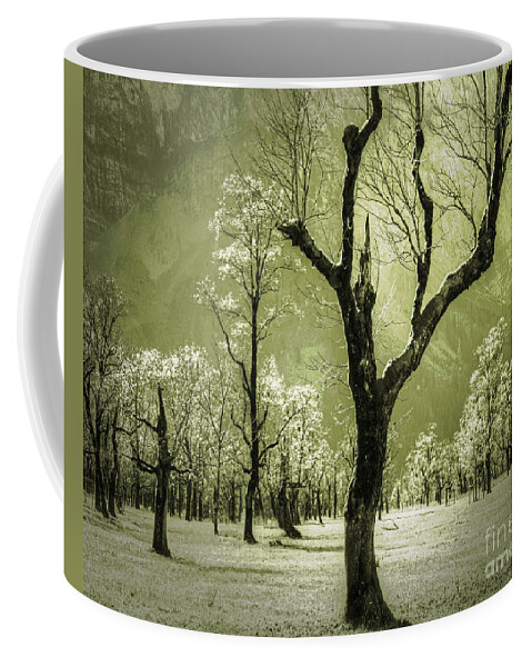 Monochrome Coffee Mug featuring the photograph Still Standing by Edmund Nagele FRPS
