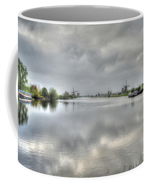 Kinderdijk Coffee Mug featuring the photograph Still Waters by Richard Gehlbach