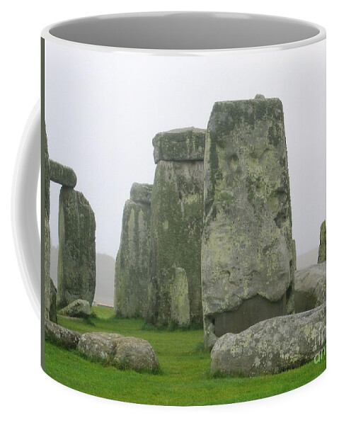 Stonehenge Coffee Mug featuring the photograph Stonehenge Detail by Denise Railey