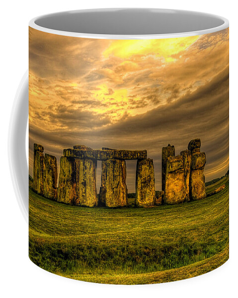 Stone Coffee Mug featuring the photograph Stonehenge by Svetlana Sewell