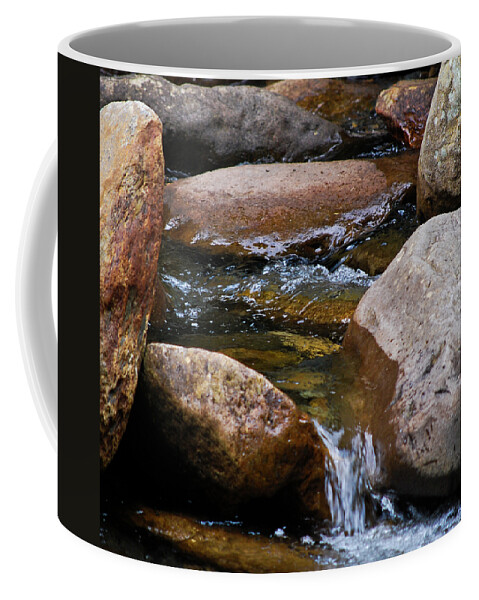 Creek Coffee Mug featuring the photograph Stones Flow by Christi Kraft