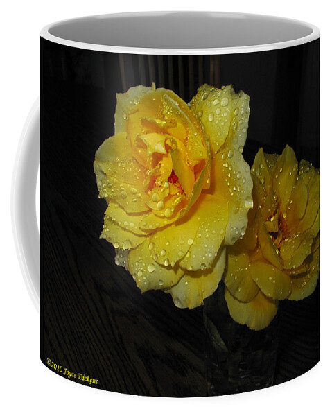 Rose Coffee Mug featuring the photograph Stop And Smell The Roses by Joyce Dickens