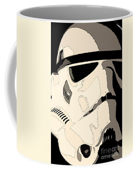 Stormtrooper Coffee Mug featuring the photograph Stormtrooper Helmet 103 by Micah May