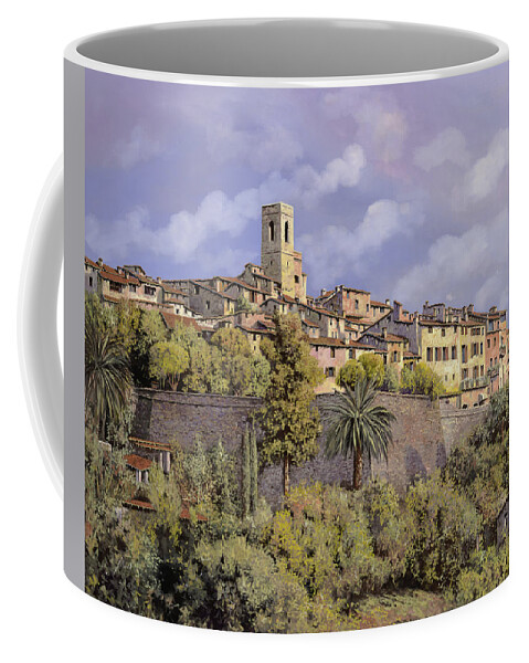 St Paul De Vence Coffee Mug featuring the painting St.Paul de Vence by Guido Borelli