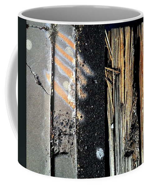  Abstract Coffee Mug featuring the photograph Street Sights 17 by Marlene Burns