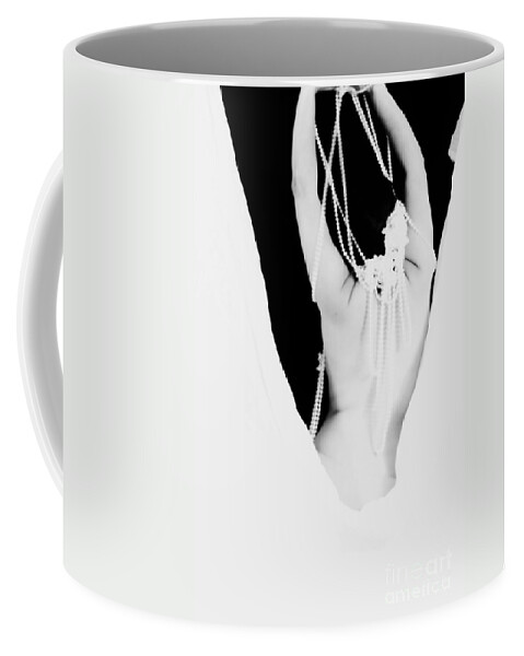  Coffee Mug featuring the photograph String of Pearls by Jessica S