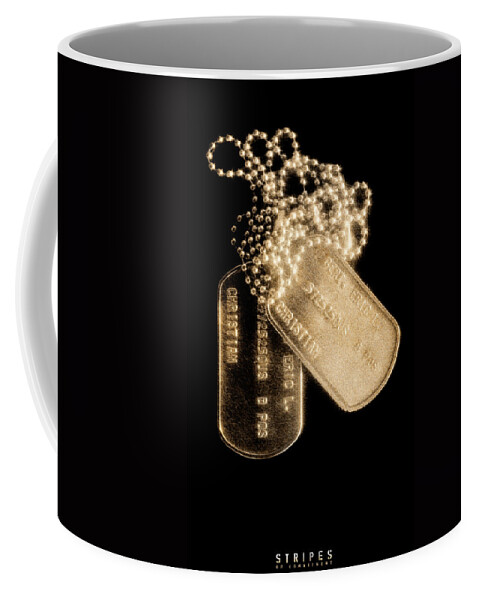 Stripes Of Commitment Coffee Mug featuring the photograph Stripes of commitment Fractal by Weston Westmoreland