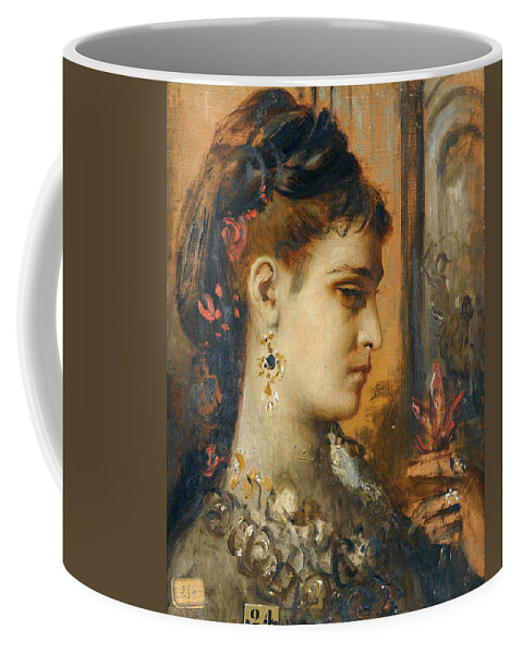 Gustave Moreau Coffee Mug featuring the painting Study for Salome with Beheading of John the Baptist by Gustave Moreau