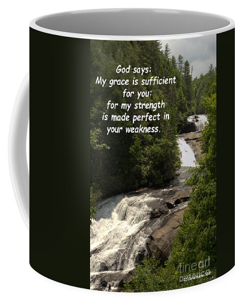 Cliffs Coffee Mug featuring the photograph Sufficient by Sandra Clark