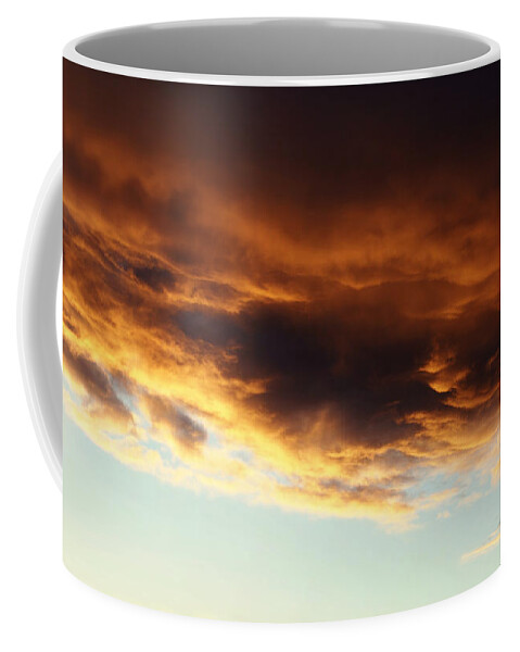 Dawn Coffee Mug featuring the photograph Summer sky by Les Cunliffe