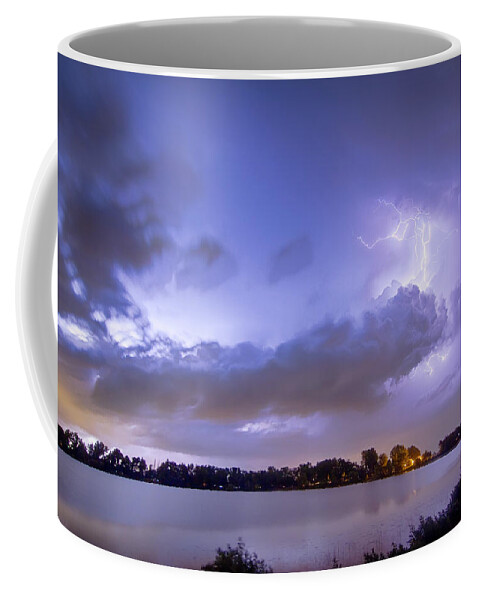 Lightning Coffee Mug featuring the photograph Summer Storm by James BO Insogna