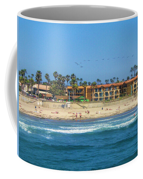 San Diego Coffee Mug featuring the photograph Summertime by Tammy Espino