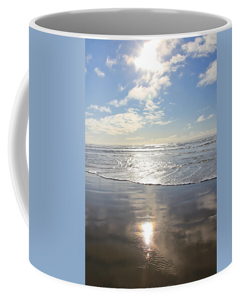 Beach Coffee Mug featuring the photograph Sun and Sand by Athena Mckinzie