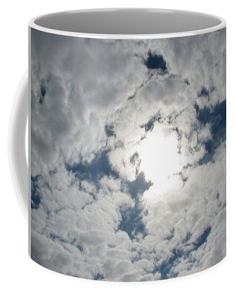 Clouds Coffee Mug featuring the photograph Sun Peek by Deborah Lacoste
