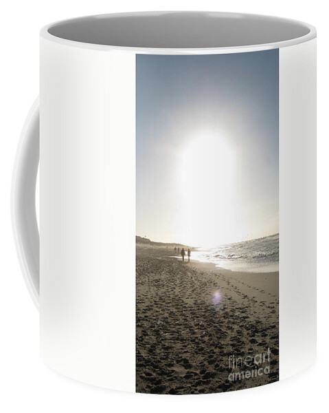 Sun Waterfall Coffee Mug featuring the photograph Sun waterfall 2 by Heidi Sieber
