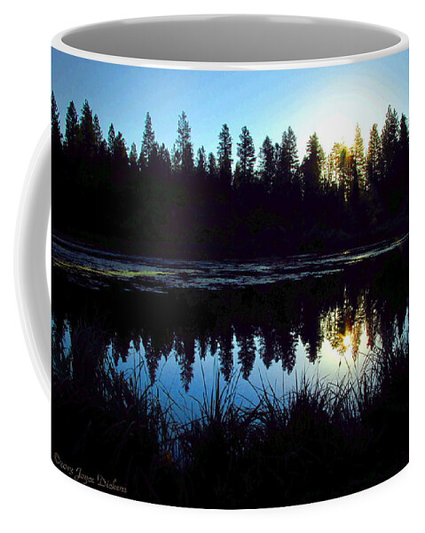 Lake Coffee Mug featuring the photograph Sunrise At Nora Lake by Joyce Dickens
