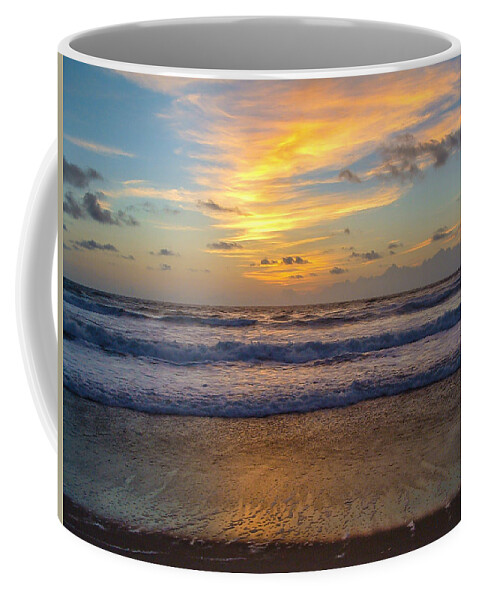 Sunrise Coffee Mug featuring the photograph Sunrise in Salvo by Stacy Abbott
