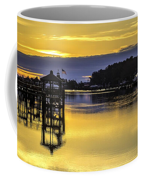 2014 Coffee Mug featuring the photograph Sunrise of the Atlantic ICW by Nick Noble