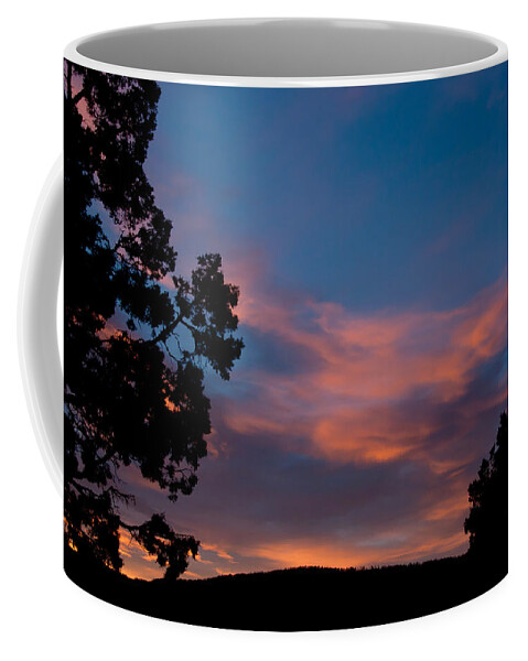 Mammoth Hot Springs Coffee Mug featuring the photograph Sunrise Over Mammoth Campground by Frank Madia