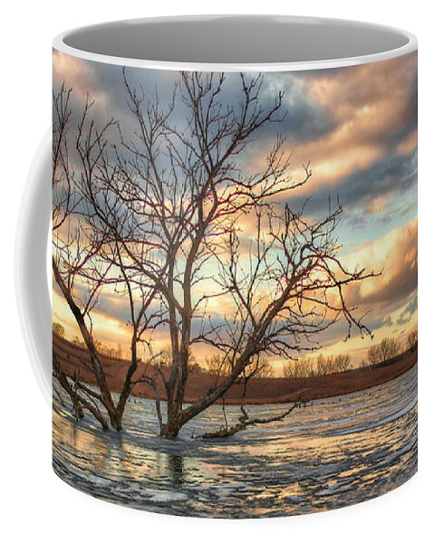 Sunset Coffee Mug featuring the photograph Sunset at Walnut Lake by Nikolyn McDonald