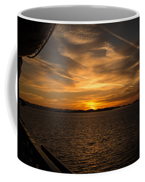 Sunset Coffee Mug featuring the photograph Cruise Sunset by Marilyn Wilson