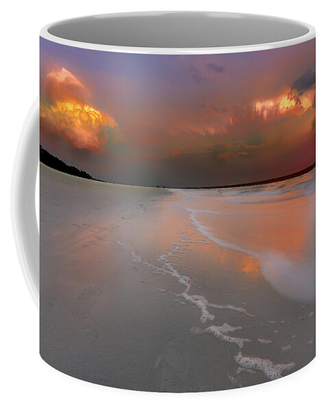 Atlantic Ocean Coffee Mug featuring the photograph Sunset on Hilton Head Island by Peter Lakomy