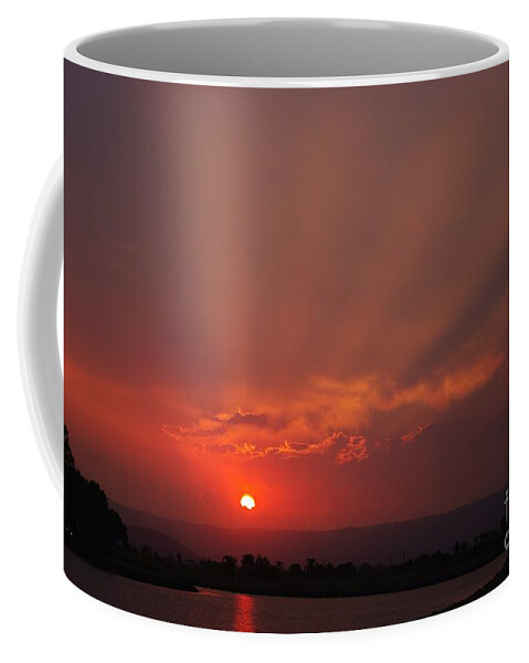 Blair Stuart Coffee Mug featuring the photograph Sunset over Hope Island 2 by Blair Stuart