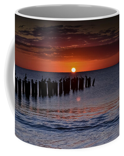 Sunset Coffee Mug featuring the photograph Sunset...Naples Style by Melanie Moraga