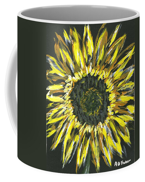 Flower Coffee Mug featuring the painting Sunshine by Alice Faber