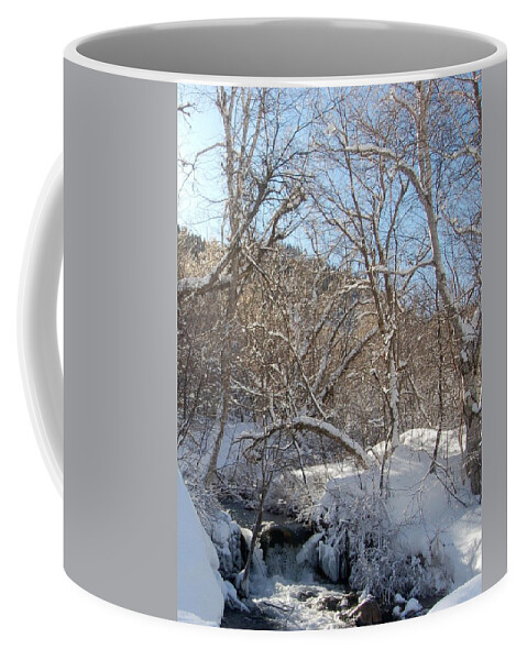 Dakota Coffee Mug featuring the photograph Sunshine and Snow by Greni Graph