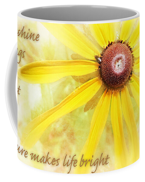 Peggy Franz Coffee Mug featuring the photograph Sunshine Bright by Peggy Franz