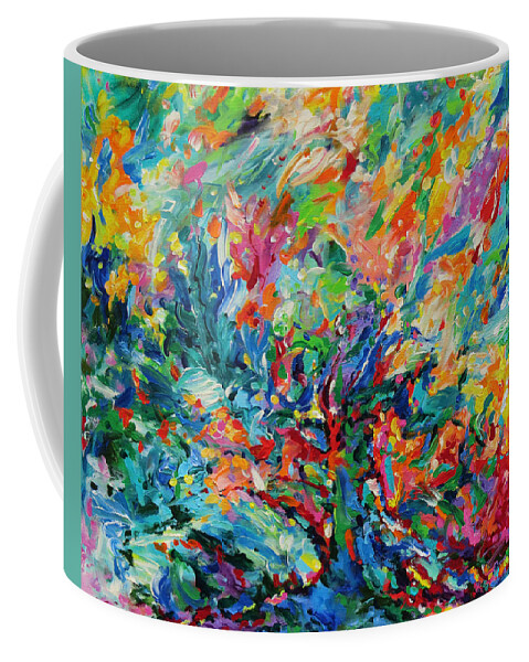 Sunshine Daydream Coffee Mug featuring the painting Sunshine Daydream by Julie Turner