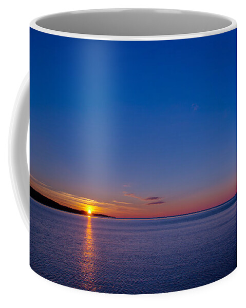 Lake Superior Coffee Mug featuring the photograph Superior Sunrise by Adam Mateo Fierro
