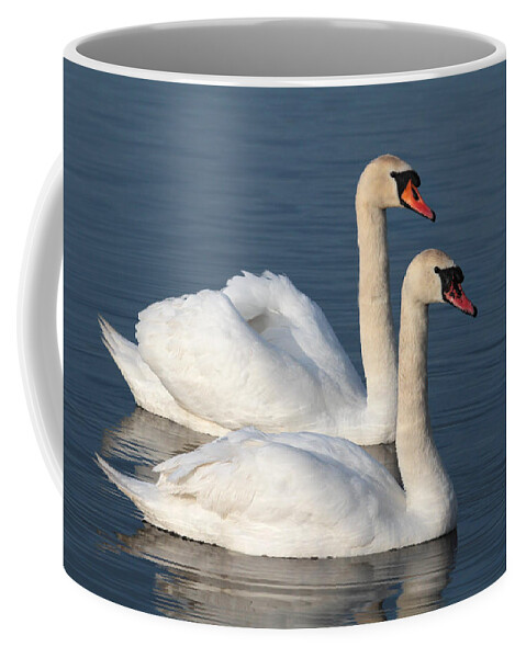 Swan Coffee Mug featuring the photograph Swan by Chris Smith
