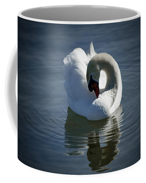 Swan Coffee Mug featuring the photograph Swan Lake by Pennie McCracken
