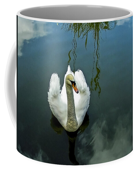 Bird Coffee Mug featuring the photograph Swan by Paulo Goncalves