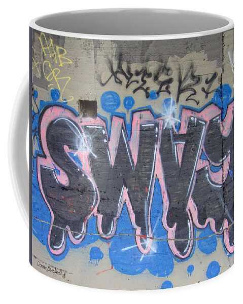 Graffiti Coffee Mug featuring the photograph Sway by Donna Blackhall