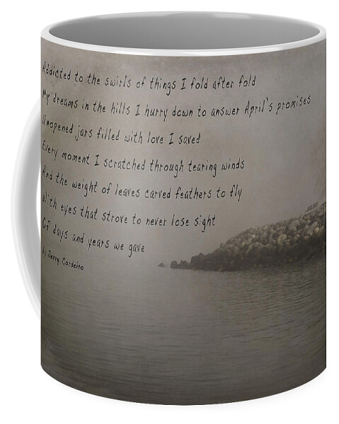 Poem Coffee Mug featuring the photograph Swirl Of Things by J C